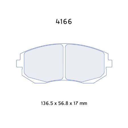 Brzdové destičky Carbone Lorraine RC6E - Subaru BRZ (12-)