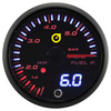 Indikátor Auto Gauge tlak paliva - VAROVÁNÍ LED