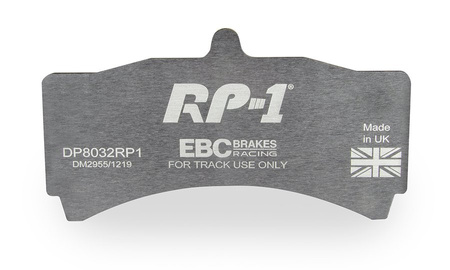 DP8032RP1 - Sada závodních brzdových destiček Série RP-1 Racing EBC Brakes