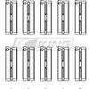 Obal hlavního ložiska King HONDA F20C, F22C, 16V - MB5673XP0.5