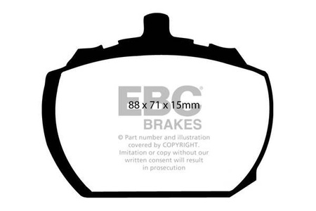 DP240 - Sada brzdových destiček Série ULTIMAX2 EBC Brakes