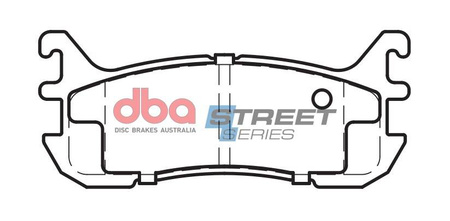 Zadní brzdové destičky DBA Brake Pads Street Series Ceramic - DB1291SS MAZDA 323 Lantis MX5 Mk1 NA Mk2 NB