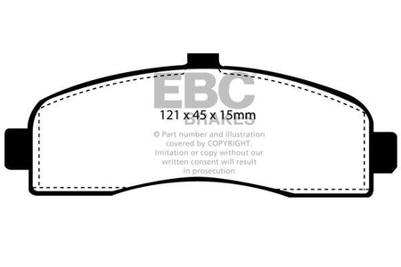 DP946 - Sada brzdových destiček Série ULTIMAX2 EBC Brakes