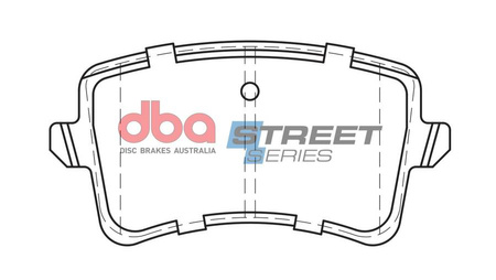Zadní brzdové destičky DBA Brake Pads Street Series Ceramic - DB2185SS AUDI A4 Allroad quattro B8 A5 Cabriolet Q5 8R S4 S5 SQ5