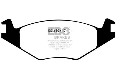 DP1084 - Sada brzdových destiček Série ULTIMAX2 EBC Brakes