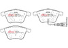 Přední brzdové destičky DBA Brake Pads Xtreme Performance Hawk HB625x.760 - DB2402XP AUDI S3 8P TT quattro 8J TTS VOLKSWAGEN Golf Mk6
