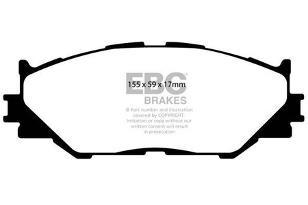 DP41772R - Sada brzdových destiček Série YELLOWSTUFF EBC Brakes
