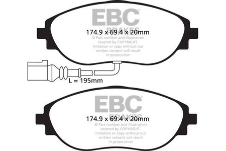 DP52127NDX - Sada brzdových destiček Série BLUESTUFF NDX EBC Brakes
