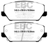 DPX2343 - Sada brzdových destiček Série ULTIMAX2 EBC Brakes