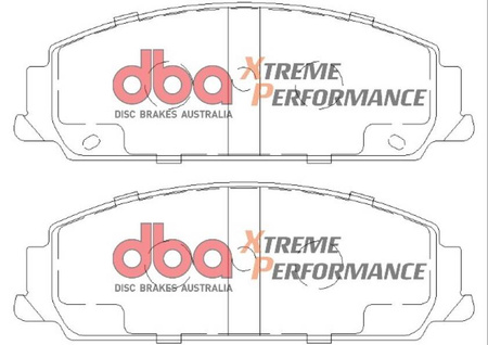 Přední brzdové destičky DBA Brake Pads Xtreme Performance Hawk HB606x.650 - DB1765XP BITTER Vero CHEVROLET M.East S.Africa HOLDEN Aust NZ