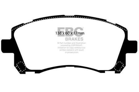 DP51134NDX - Sada brzdových destiček Série BLUESTUFF NDX EBC Brakes