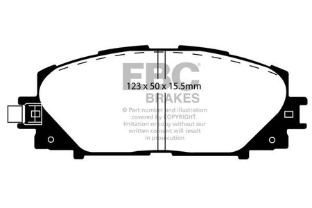 DP1817/2 - Sada brzdových destiček Série ULTIMAX2 EBC Brakes