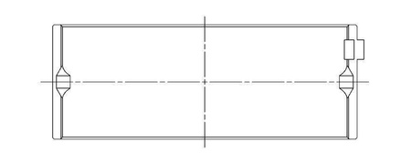 Plášť hlavního ložiska ACL Mitsubishi 4G63/T/4G64 '83-92 0.25mm