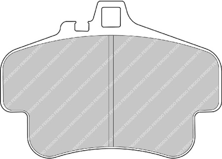 Přední brzdová destička Ferodo Racing DS2500 FRP3051H PORSCHE 911 996 997 Convertible 991 Targa BOXSTER 986 987 Spyder CAYMAN 987 