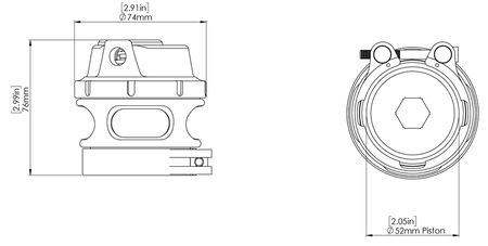 Turbosmart manual boost controller - MBC typ Boost Tee