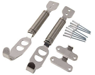 Zapinki Sprężynowe Srebrne MGS