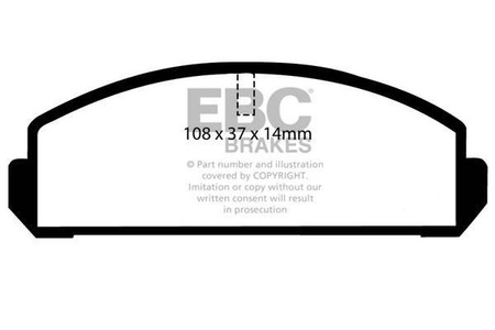 DP271 - Sada brzdových destiček Série ULTIMAX2 EBC Brakes