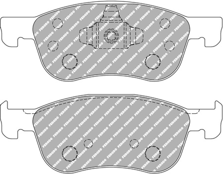 Přední brzdová destička Ferodo Racing DS1.11 FCP4816W FORD Fiesta Fiesta 7 