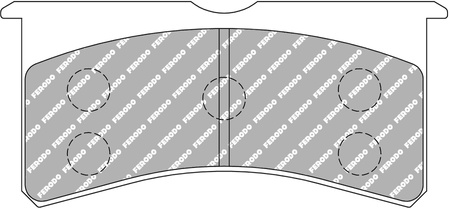 Přední brzdová destička Ferodo Racing DSUNO FRP3097Z FORD Fiesta Fiesta 5 