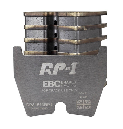 DP81513RP1 - Sada závodních brzdových destiček Série RP-1 Racing EBC Brakes