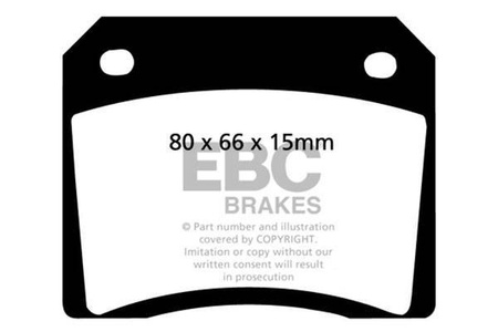 DP2101 - Sada brzdových destiček Série GREENSTUFF EBC Brakes