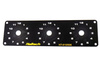 Pouze trojitý spínací panel Haltech obsahuje žluté a červené knoflíky - HT-010508