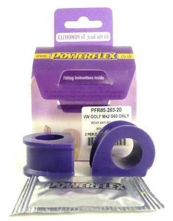 Tuleja Poliuretanowa Powerflex Volkswagen GOLF MODELS - Golf Mk3 4WD Syncro (1993-1997) PFR85-263-20 Nr na diagramie: 13
