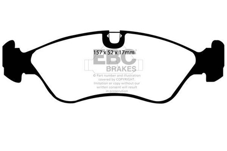DP760 - Sada brzdových destiček Série ULTIMAX2 EBC Brakes
