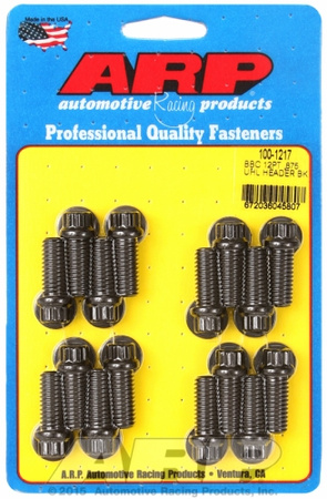 Sady čepů pro záhlaví ARP 100-1217 ARP BB Chevy 12pt .875 UHL header bolt kit Chevrolet Big Block