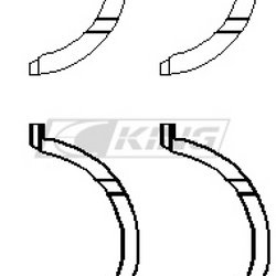 Tlakové ložisko King NISSAN VQ20DE/VQ25DD/VQ25 - TW 271AM