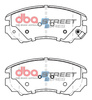 Přední brzdové destičky DBA Brake Pads Street Series Ceramic - DB1924SS HYUNDAI Grandeur Sonata Tucson Mk1