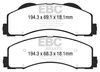 DPX3034 - Sada brzdových destiček Série ULTIMAX2 EBC Brakes