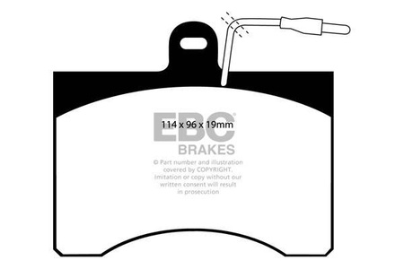 DP395 - Sada brzdových destiček Série ULTIMAX2 EBC Brakes