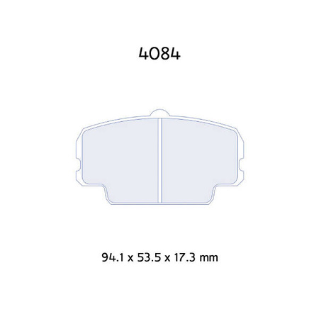Brzdové destičky Carbone Lorraine RC5 - Mercedes W201 190 1,8-2,3 nicht 16V (82-94)