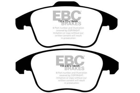 DP1960 - Sada brzdových destiček Série ULTIMAX2 EBC Brakes