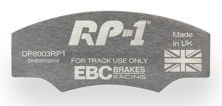 DP8003RP1 - Sada závodních brzdových destiček Série RP-1 Racing EBC Brakes