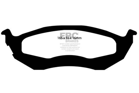 DP41718R - Sada brzdových destiček Série YELLOWSTUFF EBC Brakes