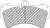 Přední brzdová destička Ferodo Racing DS2500 FCP1626H AUDI Q7 Q7 4L PORSCHE CAYENNE 955 7LA/7L6/7L7 