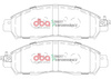 Přední brzdové destičky DBA Brake Pads Street Performance - DB2374SP NISSAN Leaf NP300 Navara D23 RENAULT Alaskan