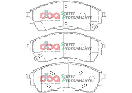 Přední brzdové destičky DBA Brake Pads Street Performance - DB2379SP FORD Ranger