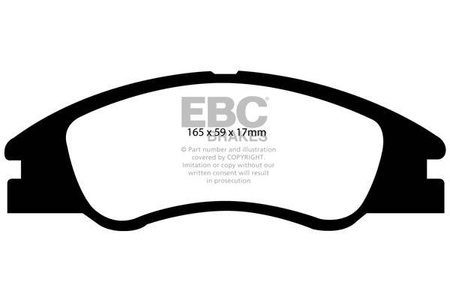 DP1568 - Sada brzdových destiček Série ULTIMAX2 EBC Brakes
