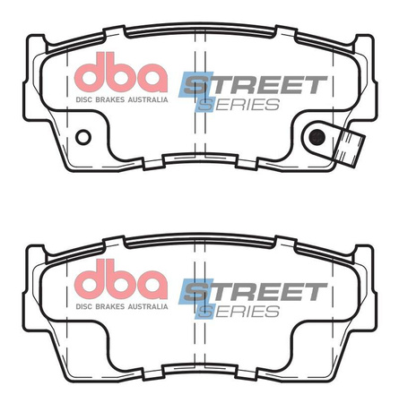 Přední brzdové destičky DBA Brake Pads Street Series Ceramic - DB1134SS SANTANA S410 S413 Vitara SUZUKI TA01 TA02 TV01 TV02 Van X-90 LA115 LB115