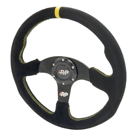Volant sportovní semišový 350mm plochý IRP 