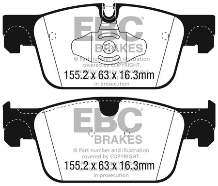 DPX2305 - Sada brzdových destiček Série ULTIMAX2 EBC Brakes