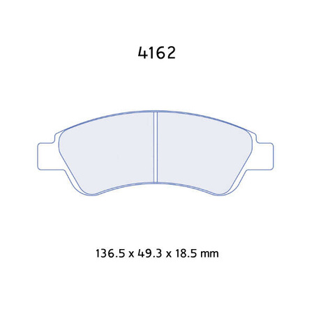 Brzdové destičky Carbone Lorraine RC6 - Peugeot 206 2,0 S16 (99-)