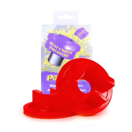 Zadní spodní vložka motoru Diesel (kulatý střed) Polyuretanové pouzdro Powerflex Road Series Saab 9-3 YS3F (2003-2014) PFF80-1221R