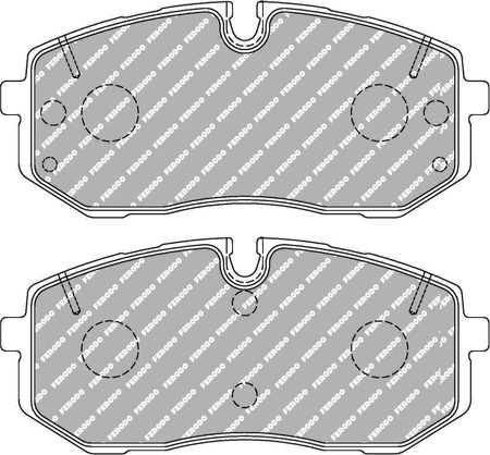 Přední brzdová destička Ferodo Racing DS2500 FCP5508H HYUNDAI i20 III BC3 BI3