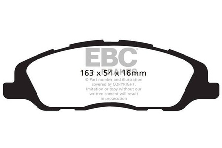 DP31868C - Sada brzdových destiček Série REDSTUFF EBC Brakes