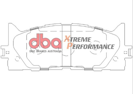 Přední brzdové destičky DBA Brake Pads Xtreme Performance Hawk HB647x.692 - DB1800XP TOYOTA Aust NZ Camry
