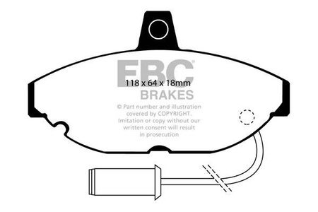 DP467 - Sada brzdových destiček Série ULTIMAX2 EBC Brakes